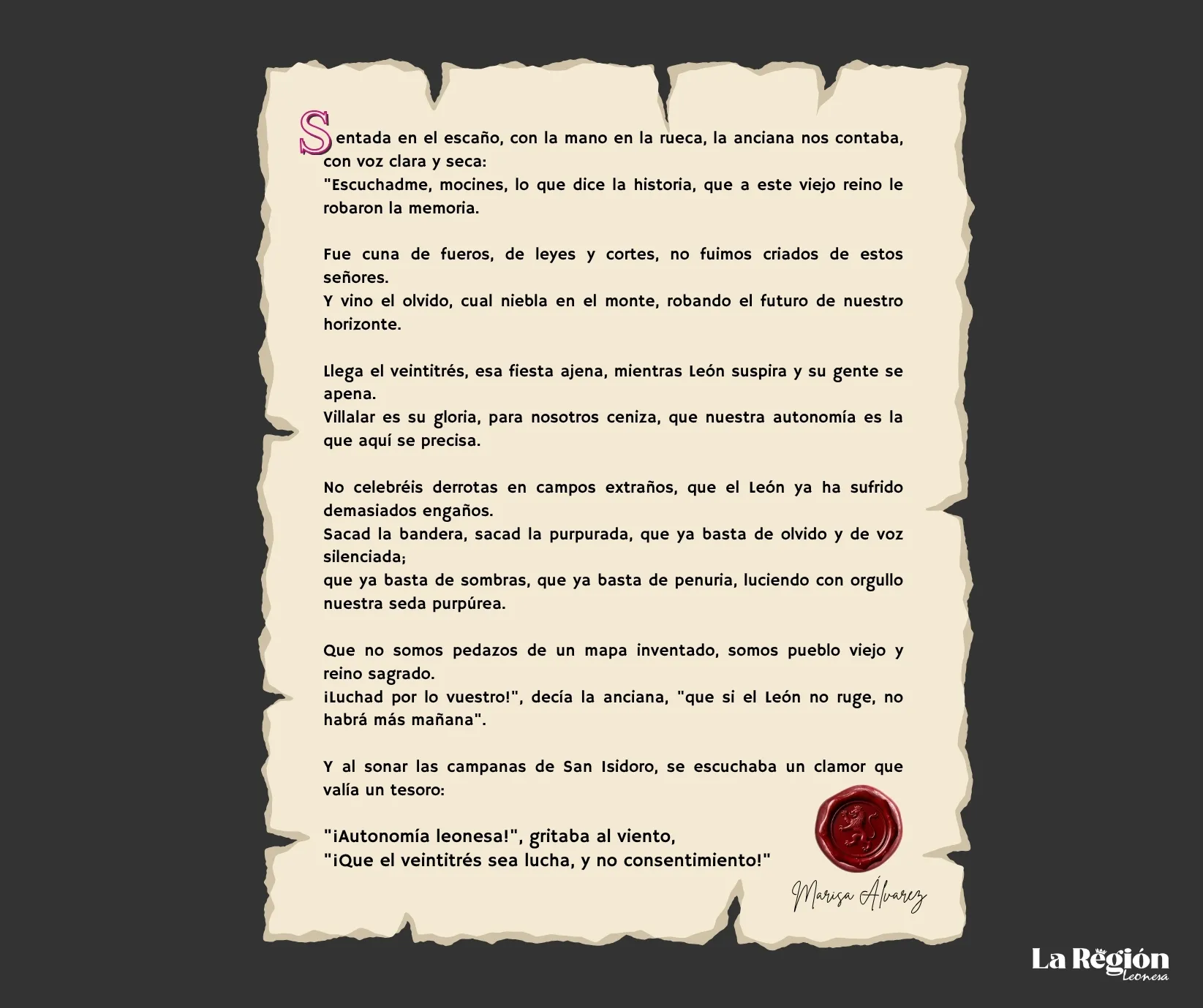 Poema sobre el 23 de abril