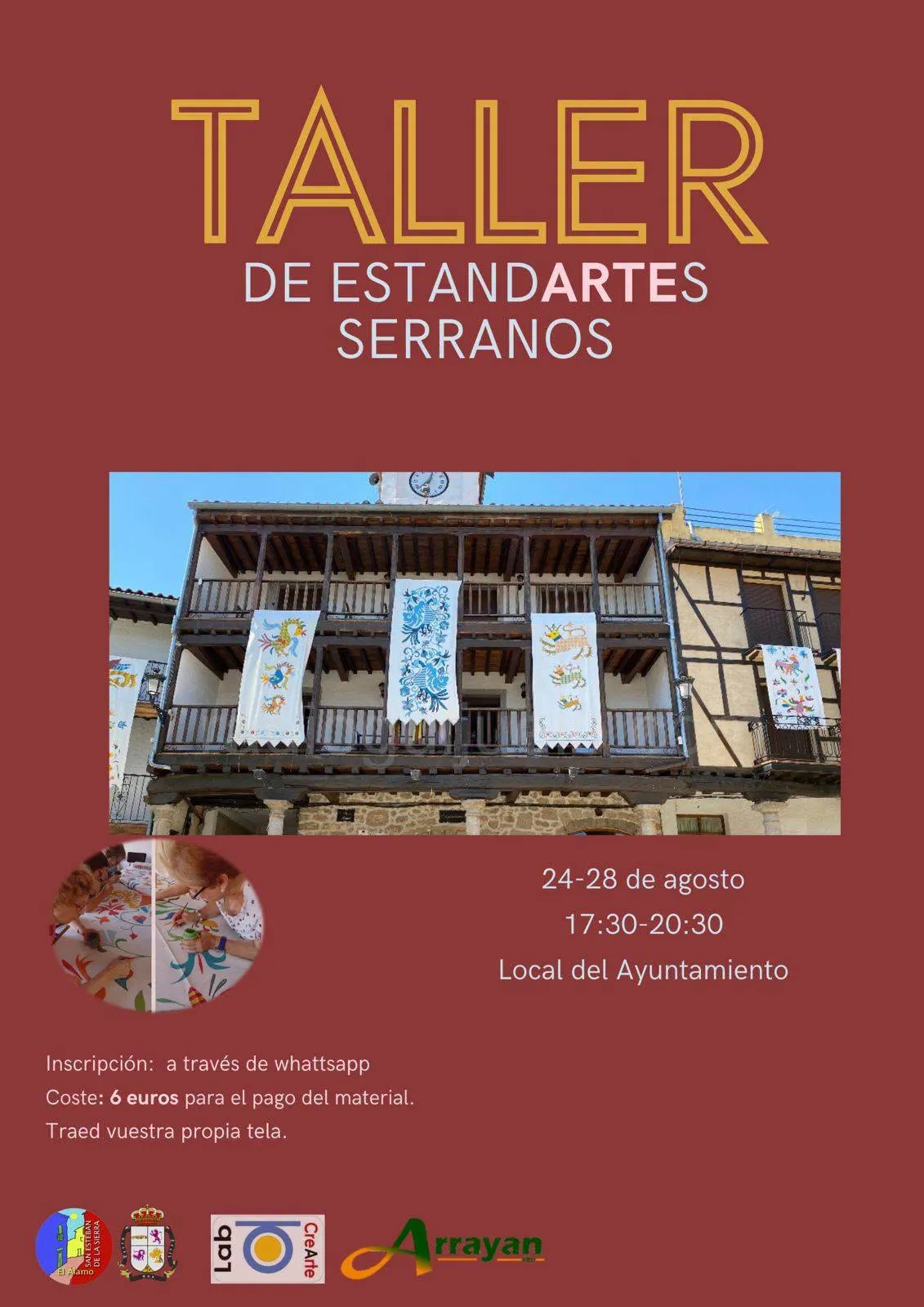 Taller de estandartes serranos