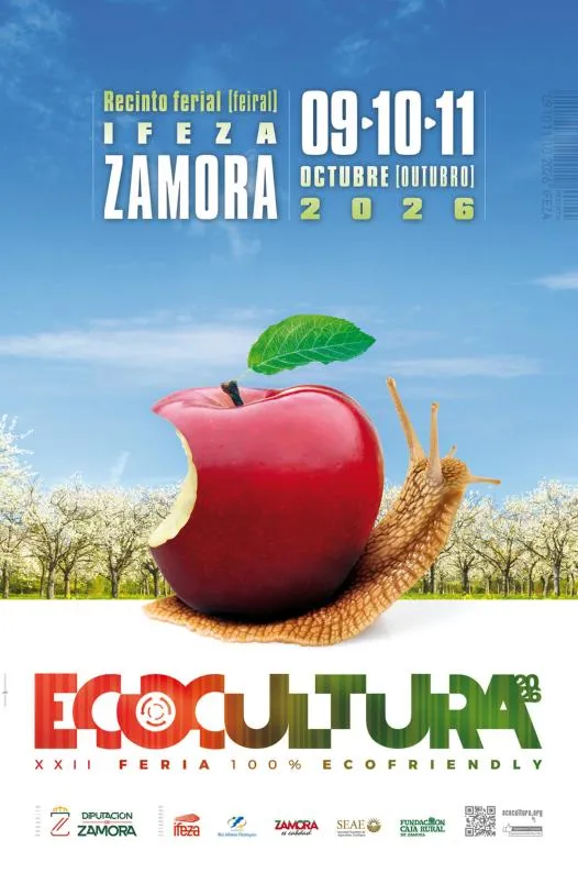 Ecocultura 2026, XXII Feria Hispanolusa de Productos Ecológicos, en Zamora