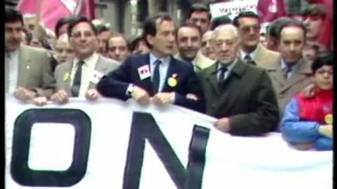 Manifestación por la autonomía. Años 80