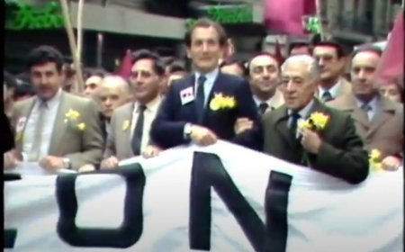 Manifestación por la autonomía. Años 80