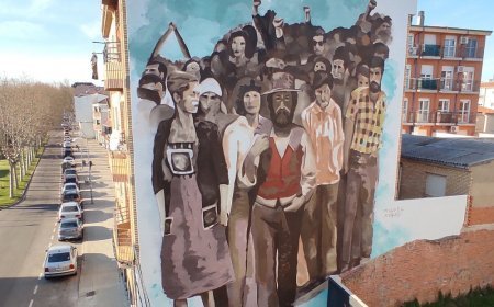 El Ayuntamiento zamorano crea un mural homenajeando la primera manifestación acontecida en la ciudad