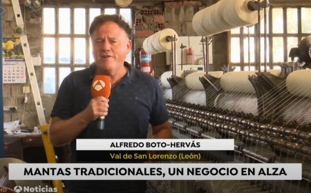 Mantas tradicionales de la Maragatería, un negocio en alza. Antena 3 Noticias