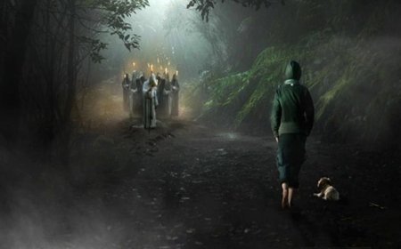 Procesión de ánimas en el Reino de León