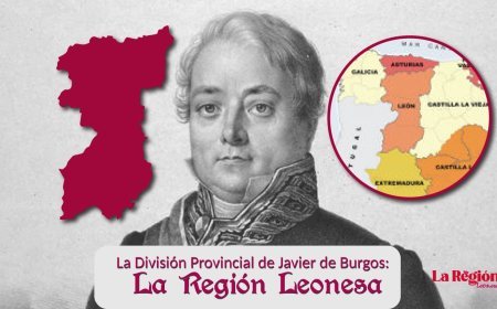 La División Provincial de Javier de Burgos: La Región Leonesa