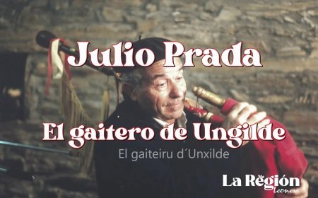 Julio Prada, el gaitero de Ungilde