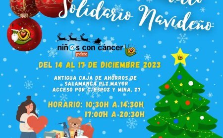 Mercadillo solidario navideño en Salamanca
