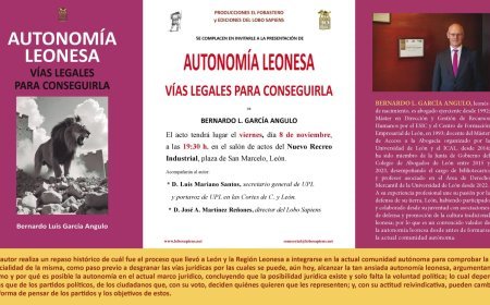 Presentación de "Autonomía leonesa, vías legales para conseguirla"