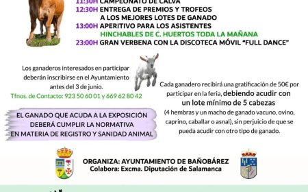 XV Feria ganadera de Bañobárez