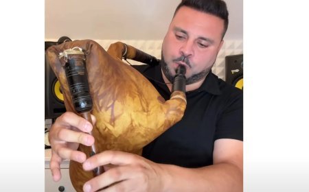 La gaita en San Ciprián de Hermisende