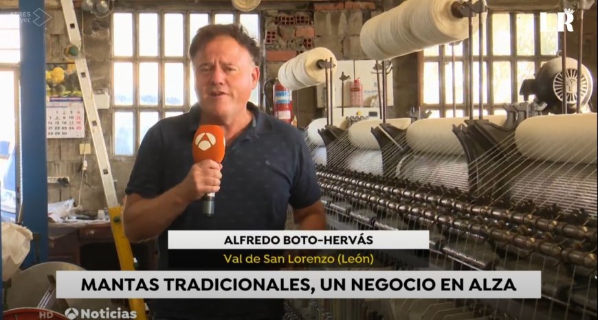Mantas tradicionales de la Maragatería, un negocio en alza. Antena 3 Noticias