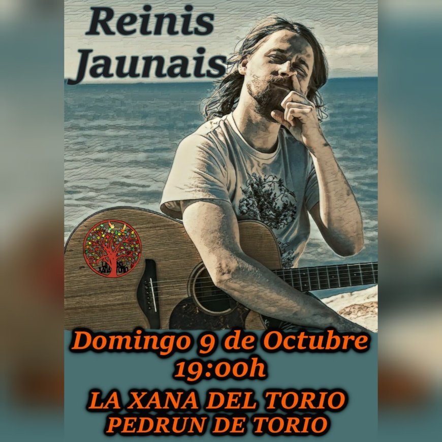 Concierto del artista letón Reinis Jaunais en Pedrún de Torío