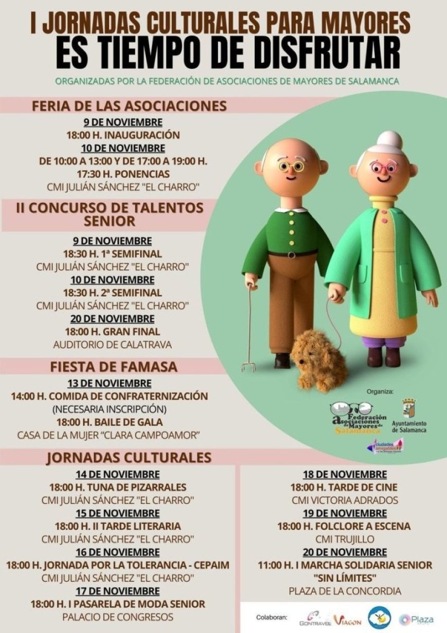 I Jornadas Culturales para Mayores ‘Es Tiempo de Disfrutar’