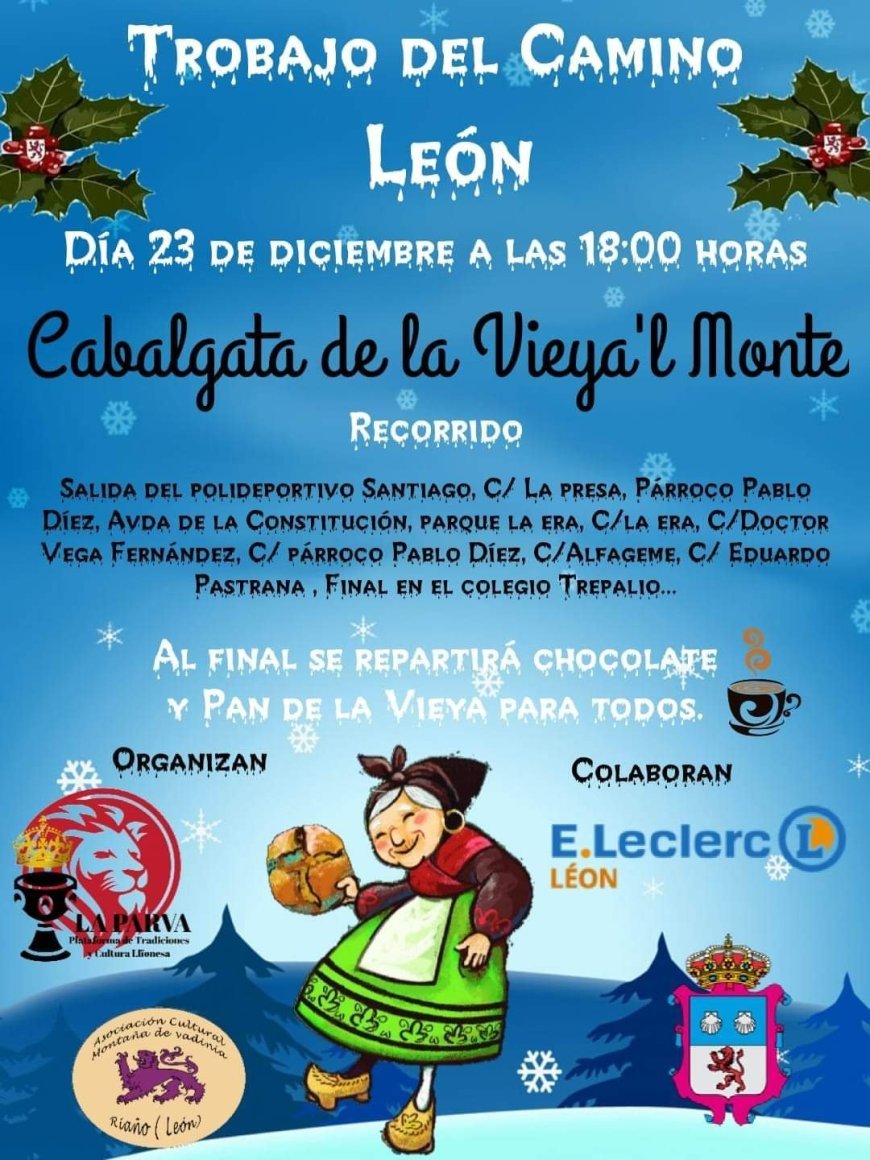 Cabalgata de la vieya´l monte en San Andrés del Rabanedo
