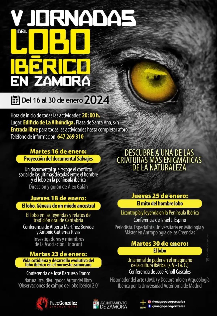 V Jornadas del lobo ibérico en Zamora