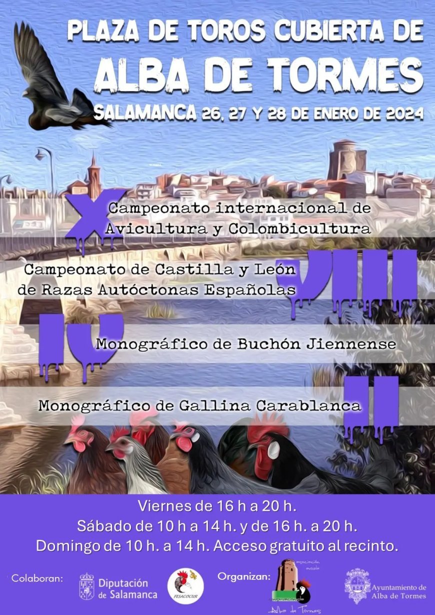 Feria de avicultura de Alba de Tormes
