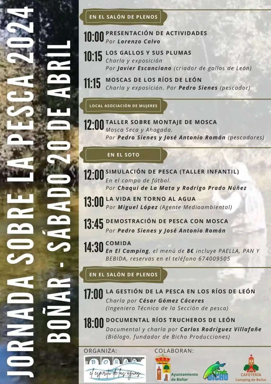Jornadas sobre la pesca. Boñar
