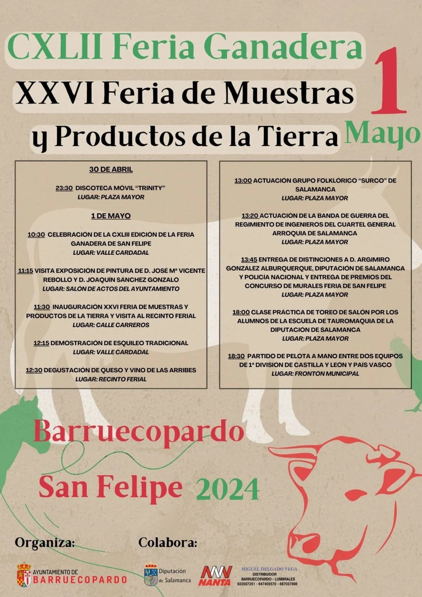 142 Feria ganadera y 26 Feria de Productos en Barruecopardo