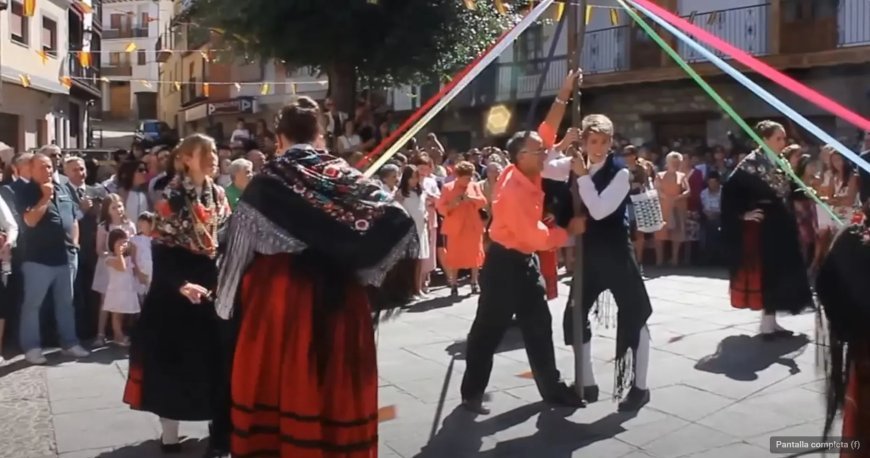 Baile del ramo. San Esteban de la Sierra