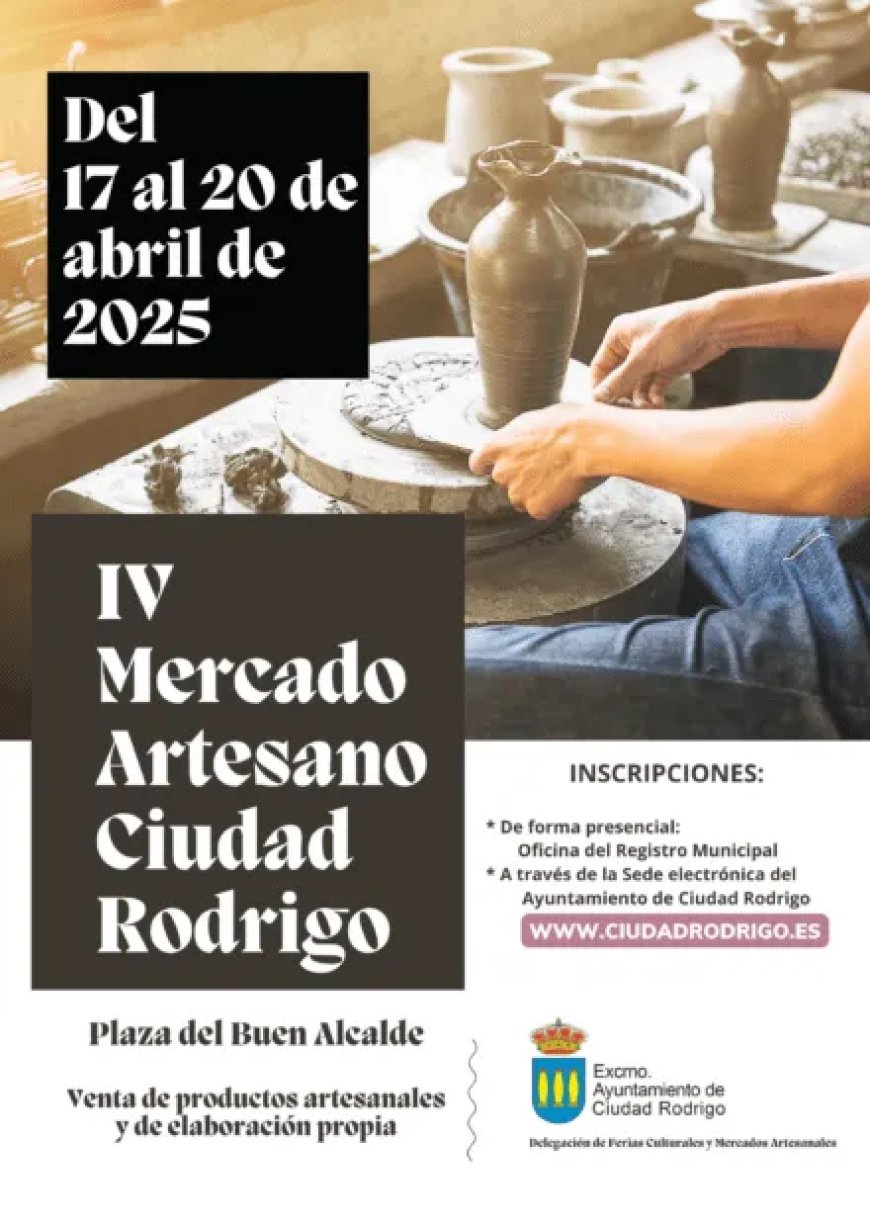 Abierta la inscripción para el IV Mercado Artesano de Ciudad Rodrigo