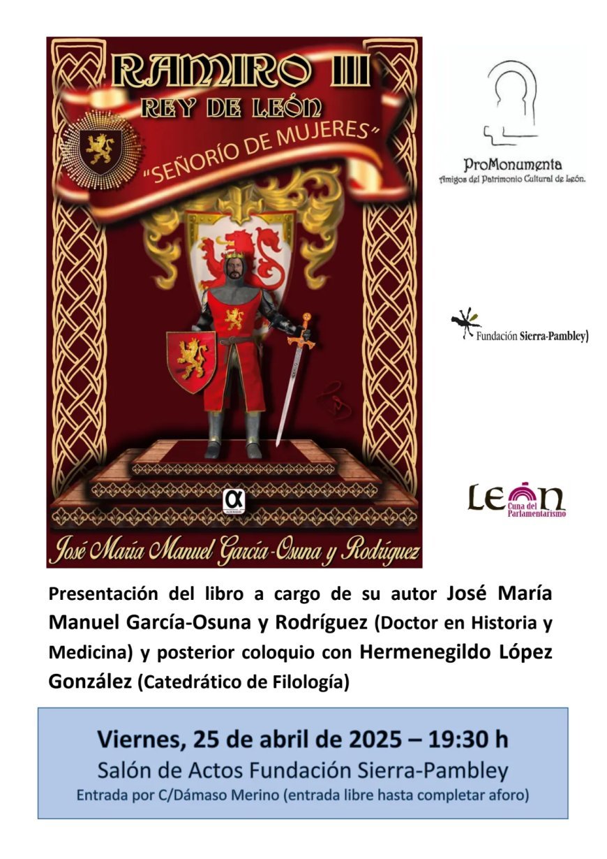 Presentación del libro Ramiro III Rey de León
