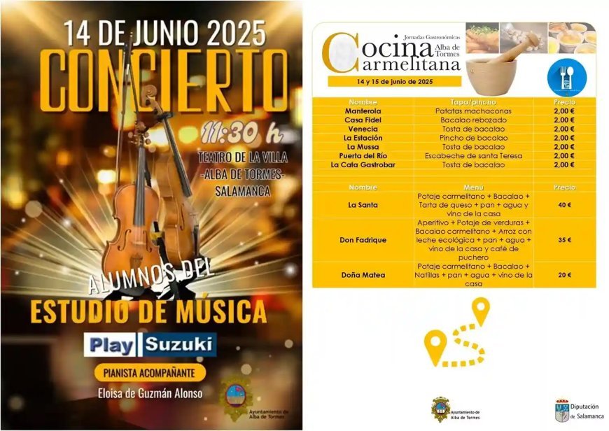 Feria agroalimentaria y actividades en Alba de Tormes