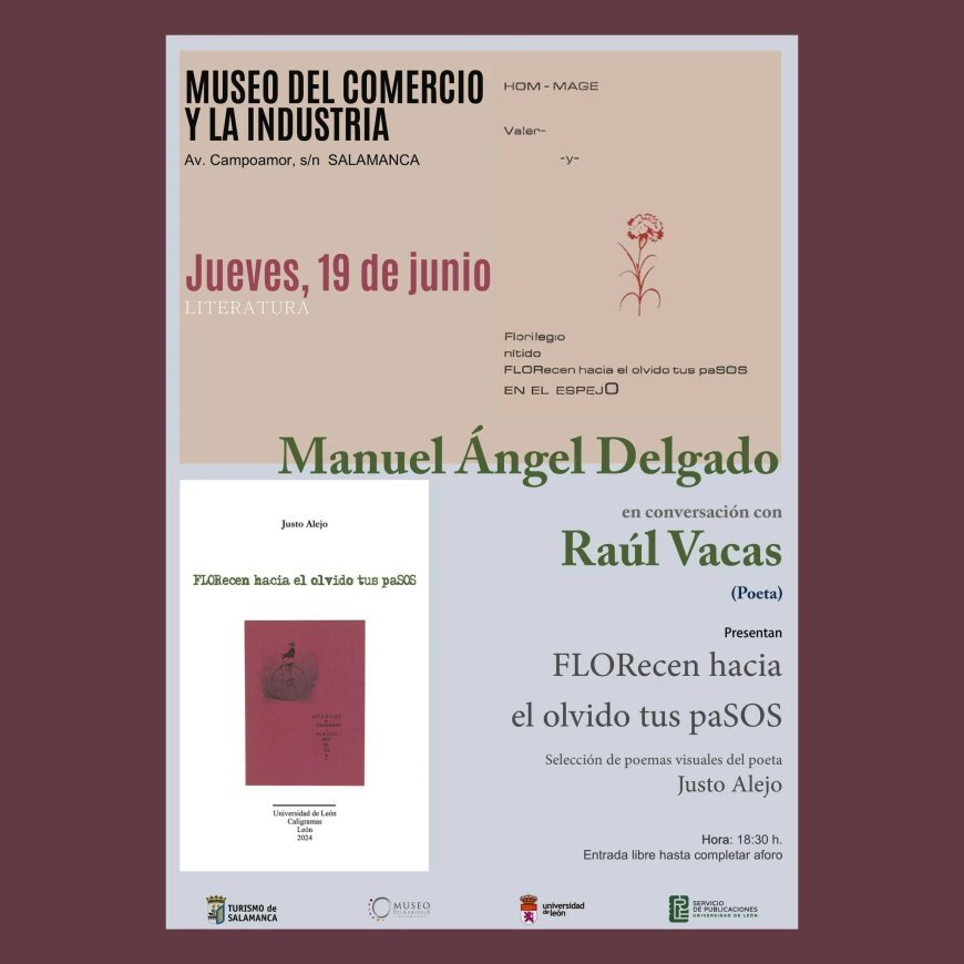 Presentación del libro "FLORecen hacia el olvido tus paSOS"