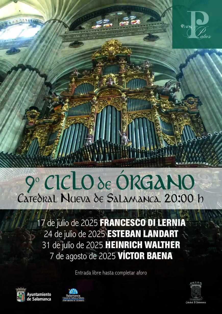 IX Ciclo de Órgano en la Catedral Nueva de Salamanca