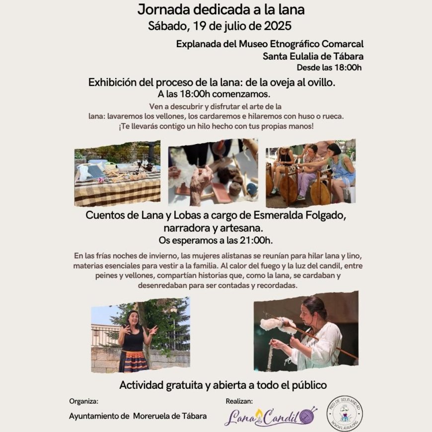Santa Eulalia de Tábara recupera el arte tradicional de la lana