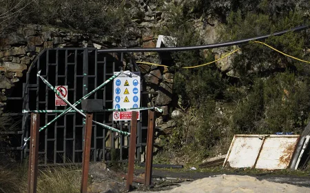 Dos mineros fallecen en un derrumbe en Cangas del Narcea