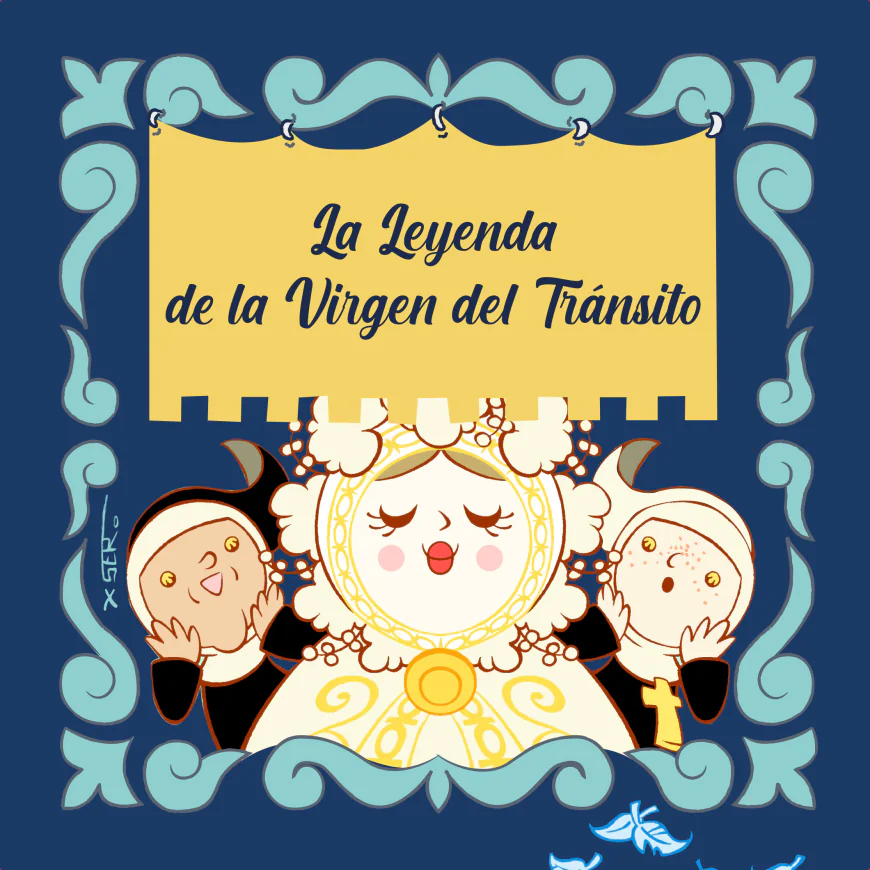 La leyenda de la Virgen del Tránsito ilustrada por Sergio Ballester, primer cuento infantil de Salto al Vacío
