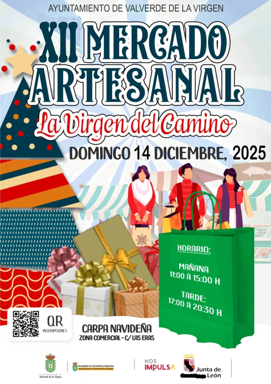 XII Mercado artesanal navideño en La Virgen del Camino